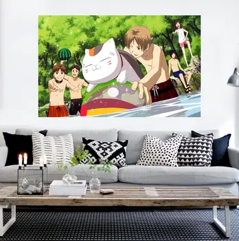 

[Self-Adhesive] 3D Natsume 320 Japan Anime Wall Stickers Mural Decal Wall Murals AJ WALLPAPER Belly