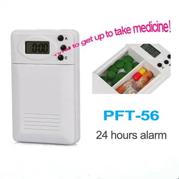 

GREENWON Mini Reminder Medical Box countdown Alarms Pill Box Medical Box Organizer Medicine Storage Case with Digital Medical ki