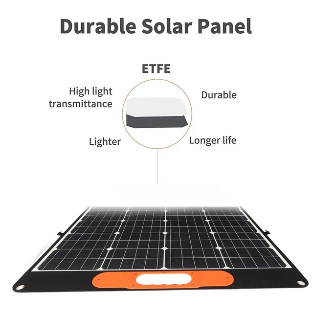 Panel Solar plegable de 1000W, cargador de batería para teléfono