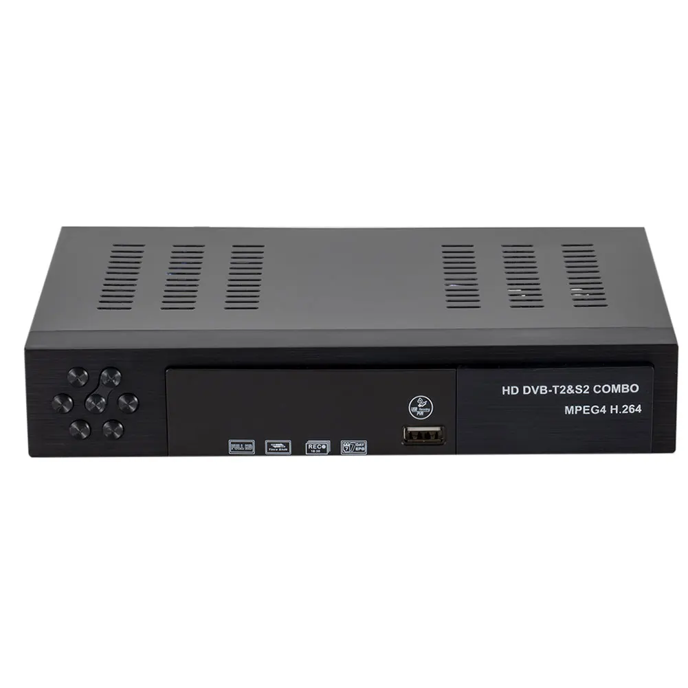 DVB-S2 DVB-T2 комбо ТВ тюнер ресивера цифровой спутниковый ресивер Поддержка H.264/MPEG-2/MPEG-4/AVS
