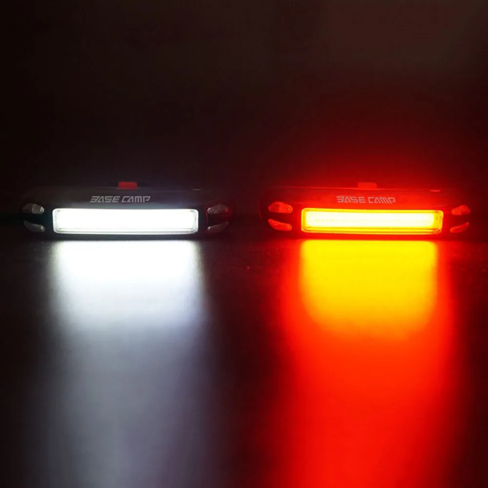 BaseCamp Водонепроницаемые фары с usb зарядкой MTB велосипед Предупреждение льный задний фонарь 90 градусов Регулируемые задние фонари