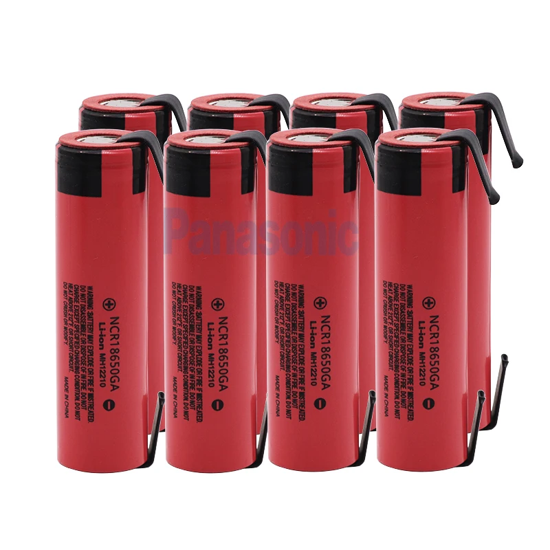 2/3/4/6 шт. Panasonic NCR 18650 GA 3,7 V 3500mAh 18650 аккумуляторная батарея для игрушечный фонарик литиевая батарея+ никель