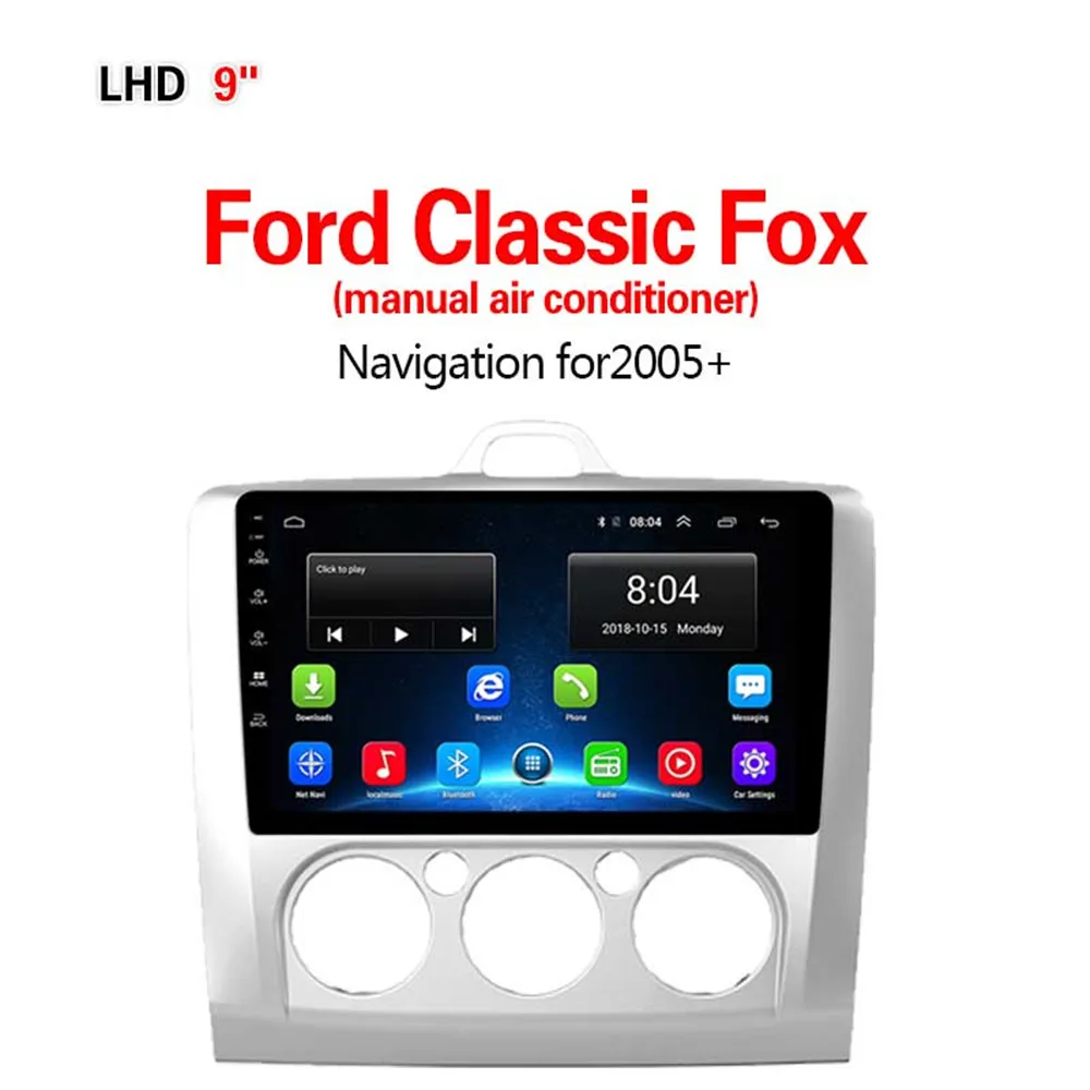 4G 2G32G Lionet gps навигация для автомобиля Ford Classic Fox(MT) 2005+ 9 дюймов LF1001X - Display Size: 4G 2G32G