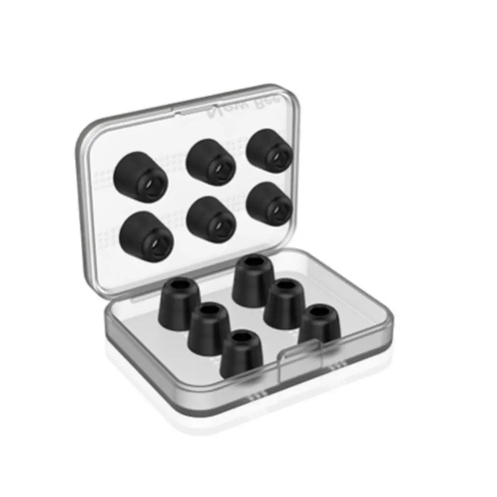 

6 Pcs Headphone Earphone Foam Ear Pads Sponge Earplug Memory In-Ear Eartips Headset Earbuds Ear Cups
