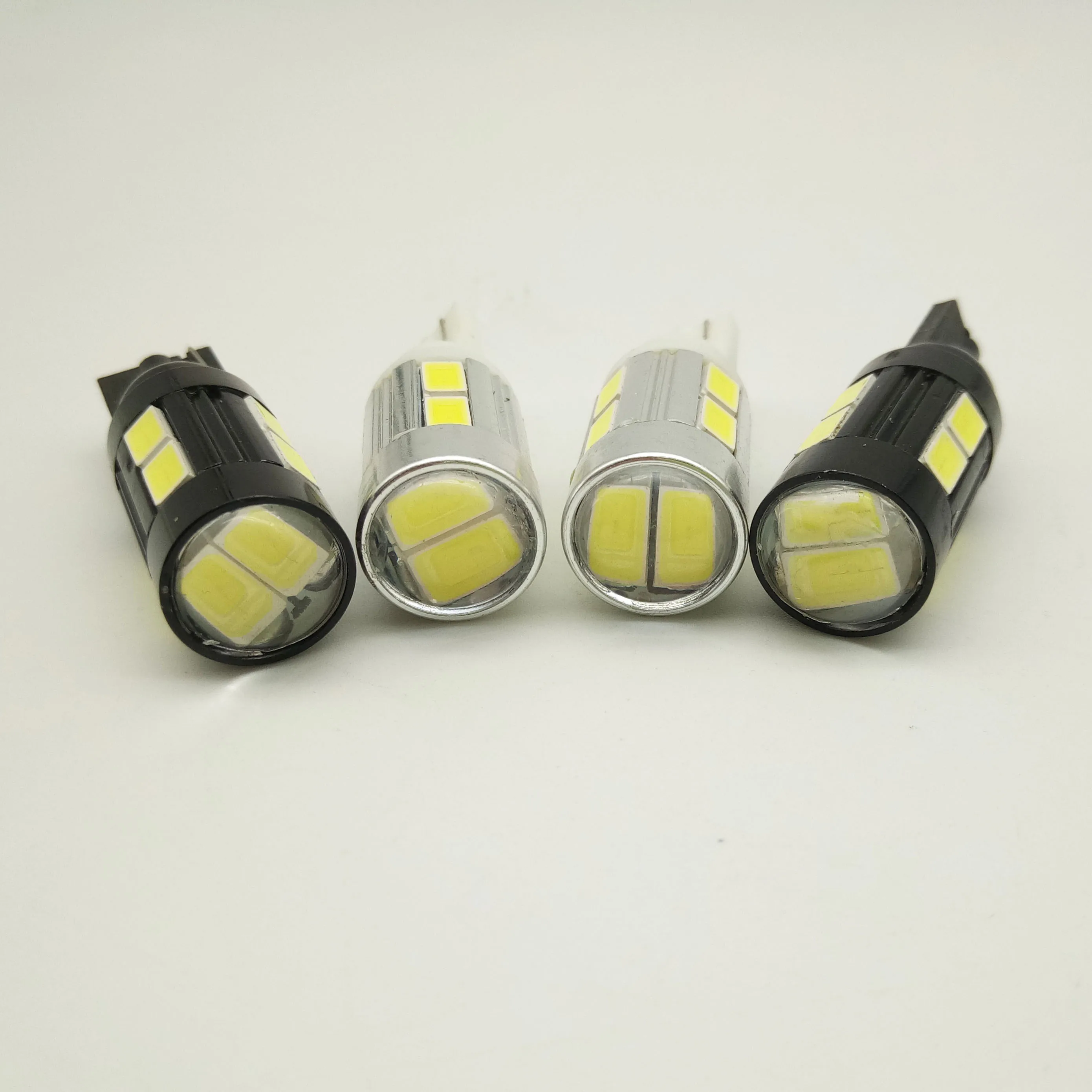 10x автомобильные лампы T10 5630 10 SMD Len белый 12В 24В W5W 194 5730 10LED габаритные огни