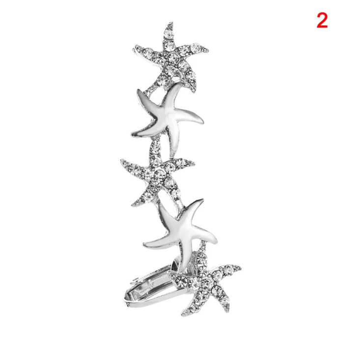 Женщины Кристалл Цветочные серьги-гвоздики уха клип серьги ювелирные изделия для девушки KQS8