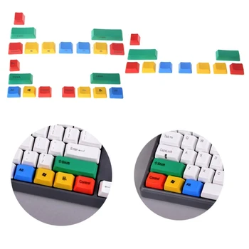 

PBT 10 Keys Keycap RGBY Mechanical Keyboard Add-on Kit OEM Cherry height