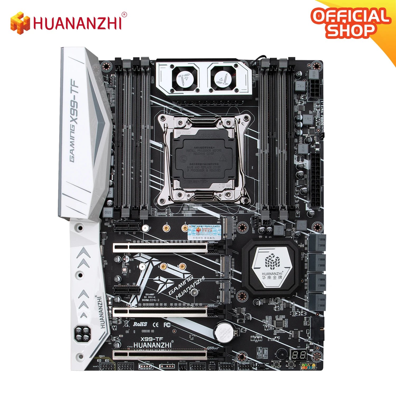 HUANANZHI X99 TF X99 placa base Intel XEON E5 LGA2011-3 toda la serie ambos DDR3 DDR4 RECC NON-ECC memoria NVME USB3.0 ATX