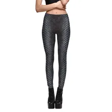 Леггинсы со змеиным принтом, спортивные женские бесшовные леггинсы с высокой талией для фитнеса, штаны для бега, спортивные штаны для женщин# YC7