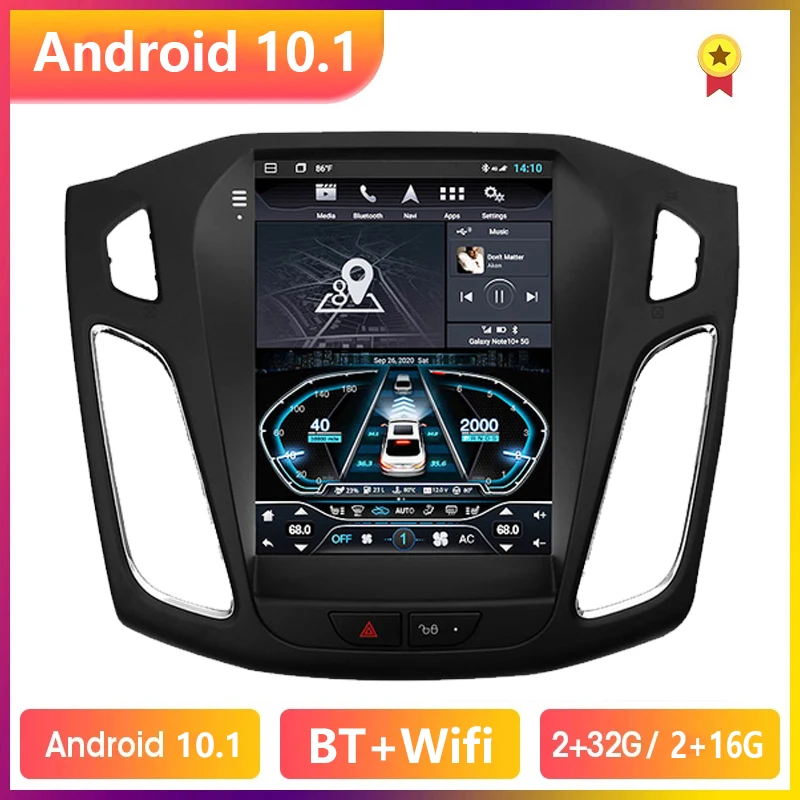 

Android 11 Vertical Tesla Headunit Car GPS Multimedia Auto Radio Navigation MP5 Player For Ford Focus 3 Mk 3 Salon 2012-2017