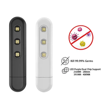 

Rechargeable Ultraviolet UV Sterilizer Light Tube Bulb Disinfection USB Lamp Sterilizer Mites Lights Kill Mite esterilizador uv