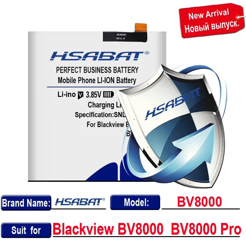 Аккумулятор HSABAT 0 Cycle 6800 мАч для аккумуляторов V636468P Blackview BV8000 высококачественный