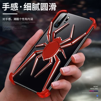 

spiderman Case For Huawei P30 Pro case Cover Metal Aluminum Cases For huawei mate20 Pro p30 pro case Luxury style Coque Fundas