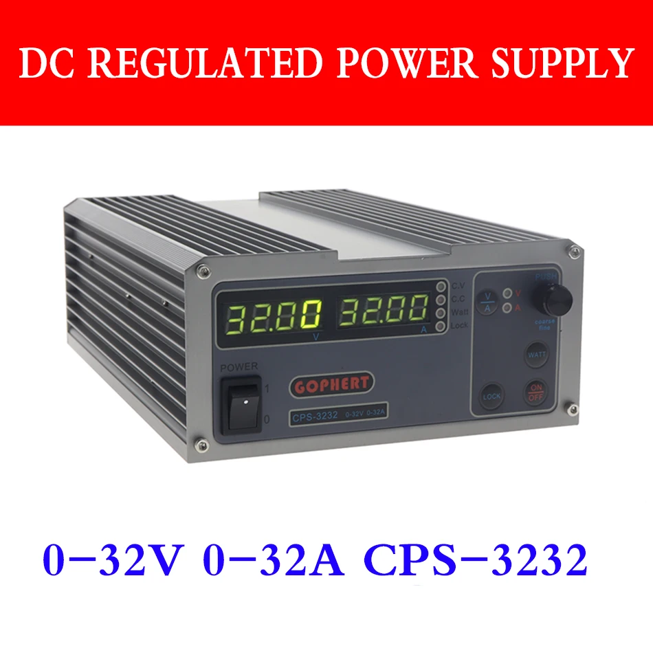 CPS 3232 высокоэффективный Компактный регулируемый цифровой источник питания