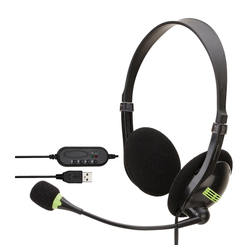 Stereo Earphones Bluetooth Portable Headphone Music Headset with Mic for PC Computer