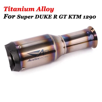 

For Super DUKE R GT KTM 1290 Motorcycle Austin Racing Exhaust Pipe Titanium Alloy Escape Moto Modified Middle Link Pipe Muffler