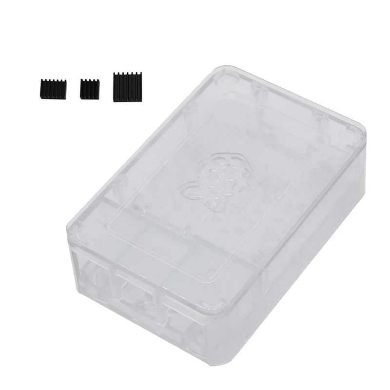Для Raspberry Pi ABS чехол Корпус коробка V4 с радиатором для Raspberry Pi 4B