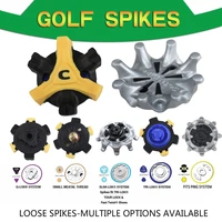 14Pcs Golf Shoes Spikes Cleats LOOSE Various Options Golf spikes Replacement FIT PING/TRI-LOK/SLIM-LOK/SMALL MEATAL/Q-LOK SYSTEM 1