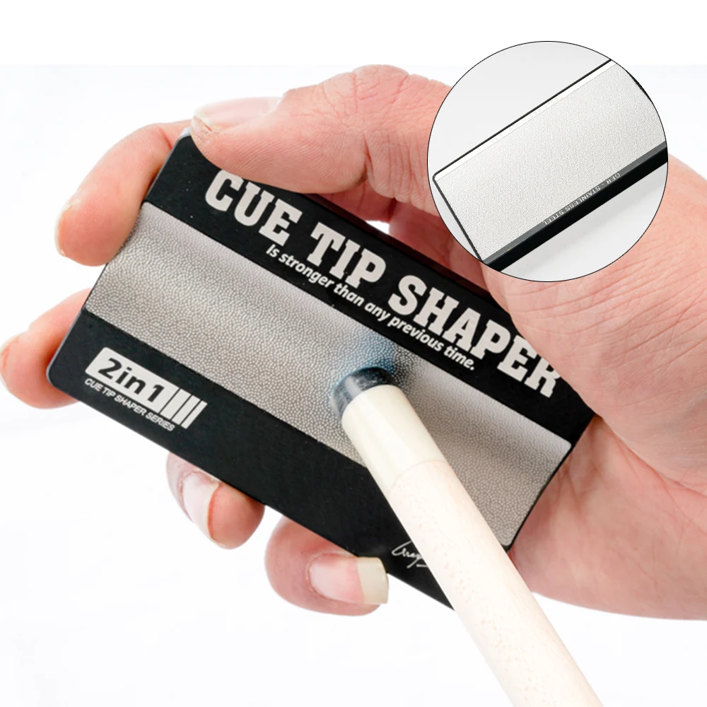 Billiard Cue Tip Shaper Stainless Steel Pool Rod Tip Burnisher Filer Repairer Billiard Cue Tip Shaper Stainless Steel Pool Rod Tip Burnisher Filer Repairer