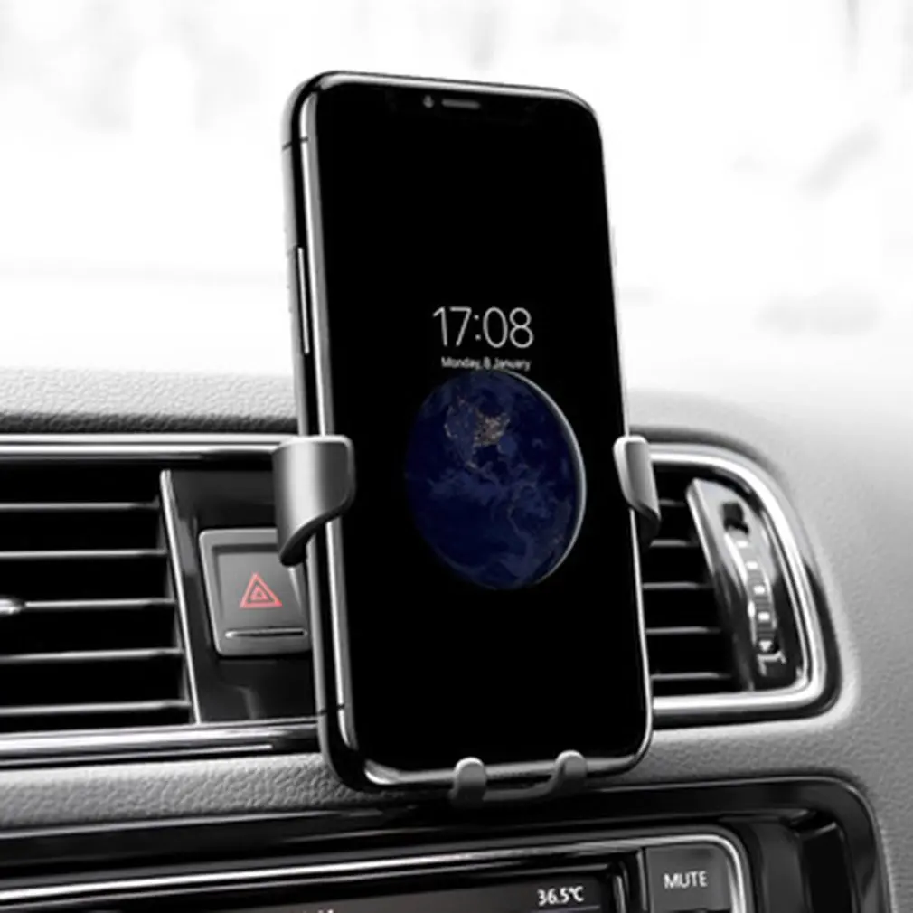 Универсальный гравитационный Автомобильный держатель для телефона в Автомобиле вентиляционное отверстие крепление без магнитного мобильного телефона держатель сотовый стенд
