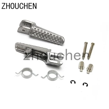 

2 Piece Silver Front Rider Left Right Foot Rest Pegs for Honda CBR600RR 2007-2014