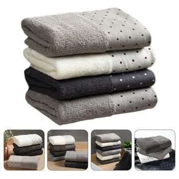 

4Pcs Cotton Towel Bathroom Washcloth Household Towel Couple Towel for Friend Bathroom Home