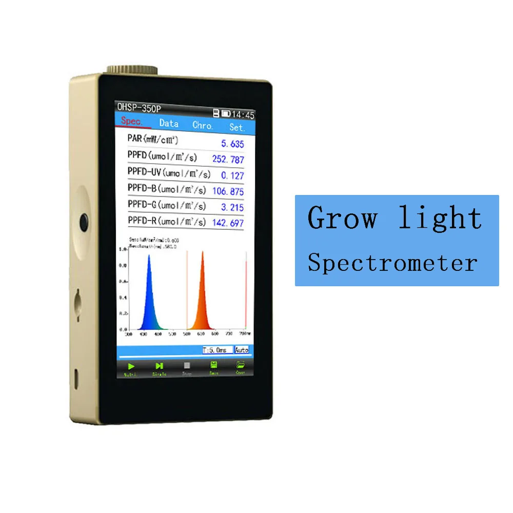OHSP350P 분광계 Par Meter Led Grow Light tester ppfd meter plant lamp
