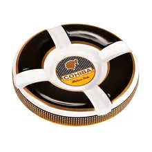 Zagęścić Cohiba ceramiczne popielniczki cygarowe 4 CTS okrągłe akcesoria do palenia