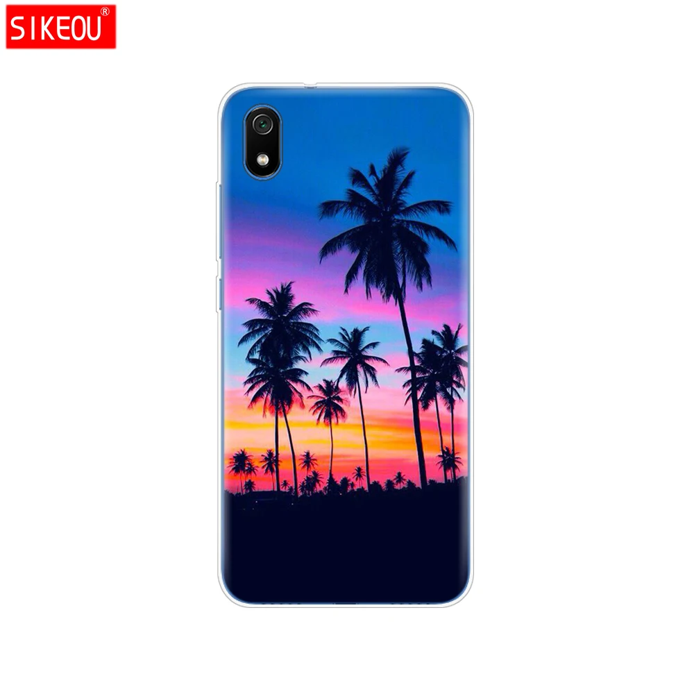 Силиконовый чехол для xiaomi redmi 7a, чехлы с полной защитой, мягкая задняя крышка из ТПУ для redmi 7 a, бампер hongmi 7a, чехол для телефона - Color: 33952