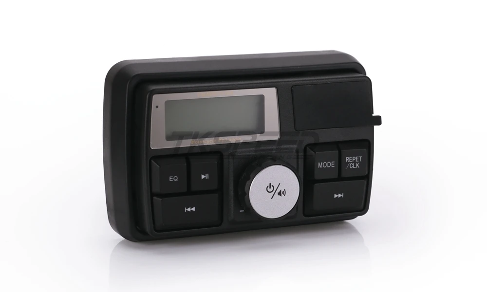 Черная мотоциклетная Автомобильная сигнализация Водонепроницаемая звуковая система fm-радио стерео усилитель MP3 колонки Противоугонная сигнализация с USB SD