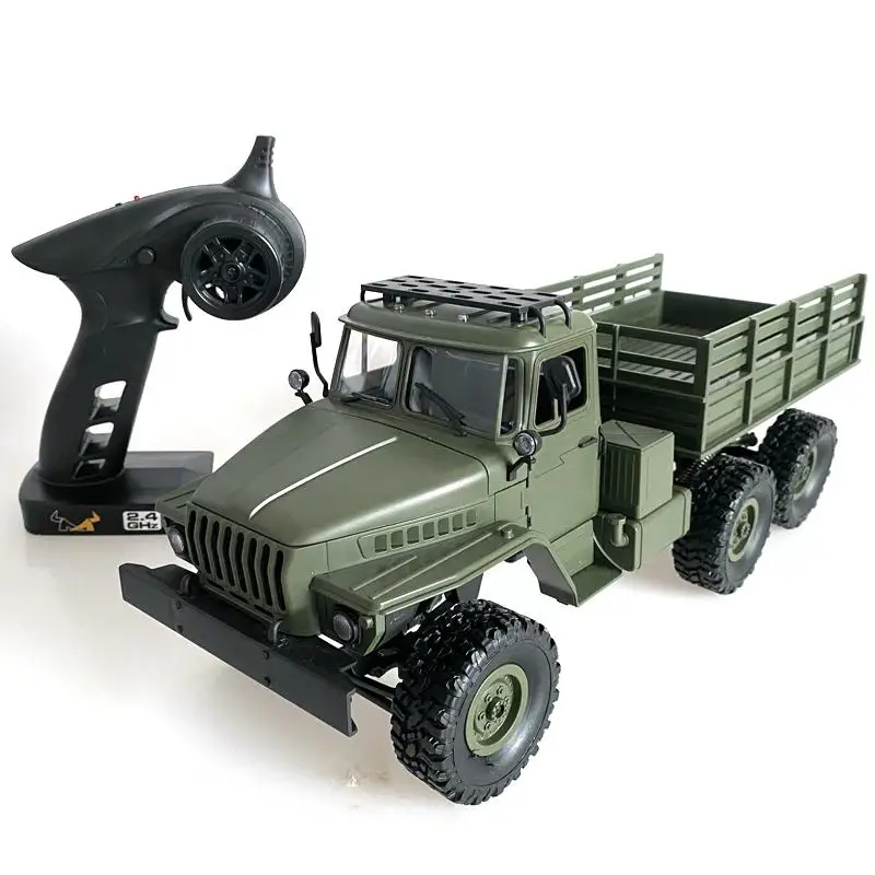 

HobbyLane Ural 1/16 2.4G 6WD RC Car Truck Rock Crawler Command Communication Vehicle Toy