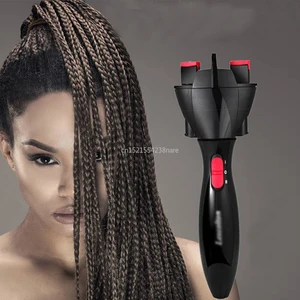 AuthenticAutomatic Knitted Device Hair Braider Styling Tools DIY Electric Two Strands Twist Braid Maker Hair Braider Machine