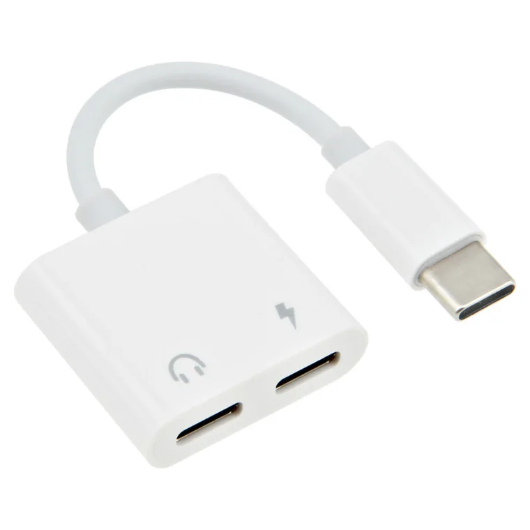 50 шт. USB Type C адаптер для быстрой зарядки Xiaomi Huawei 3 5 мм разъем наушников аудио Aux