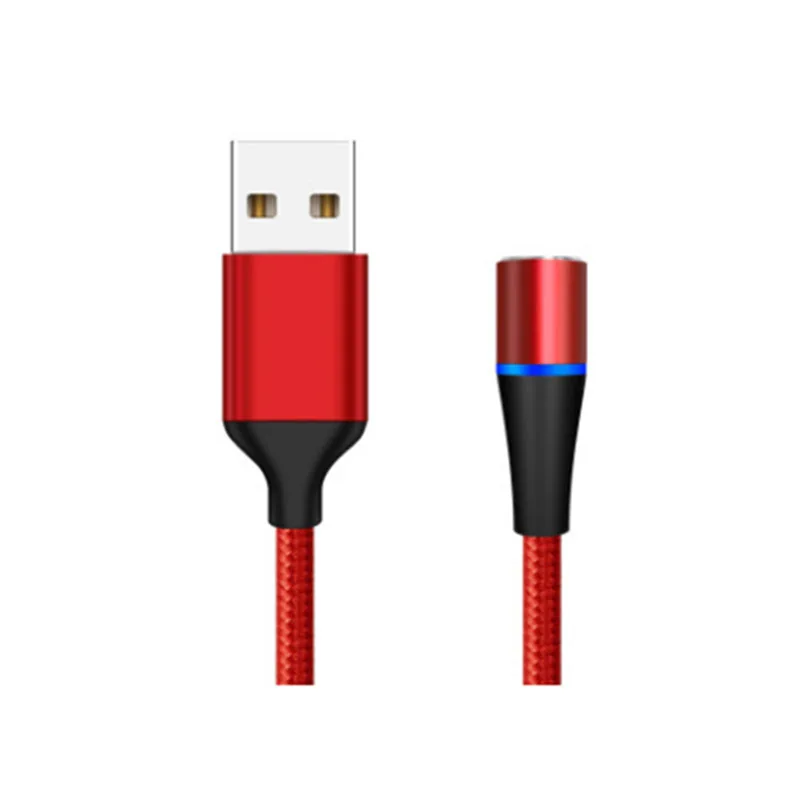 Мобильный телефон быстрой зарядки данных линии круговой магнитный кабель данных три в одном Android для type-C Магнитный зарядный кабель - Цвет: red TYPE-C