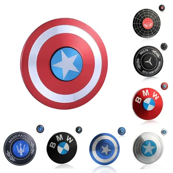 

Captain America Shield Fidget Spinner Spider Man Iron Man Decompression Toy Spinner Metal Childen Fidget Toys Hand Spinner Metal