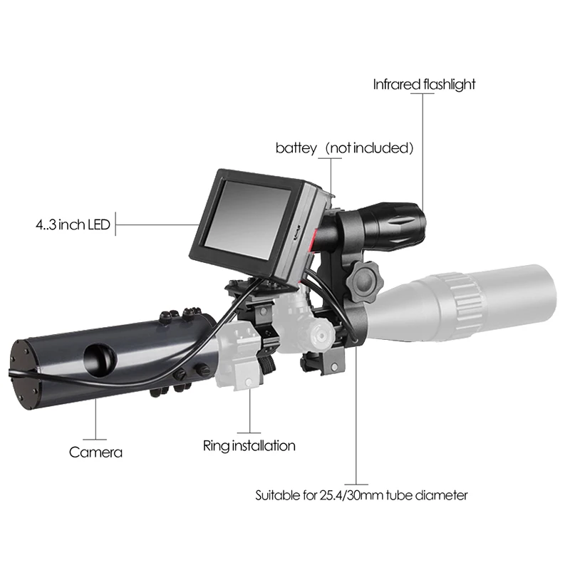 850nm Infrared LEDs IR Night Vision Device Scope Sight Cameras Outdoor 0130 Waterproof Wildlife Trap Cameras A