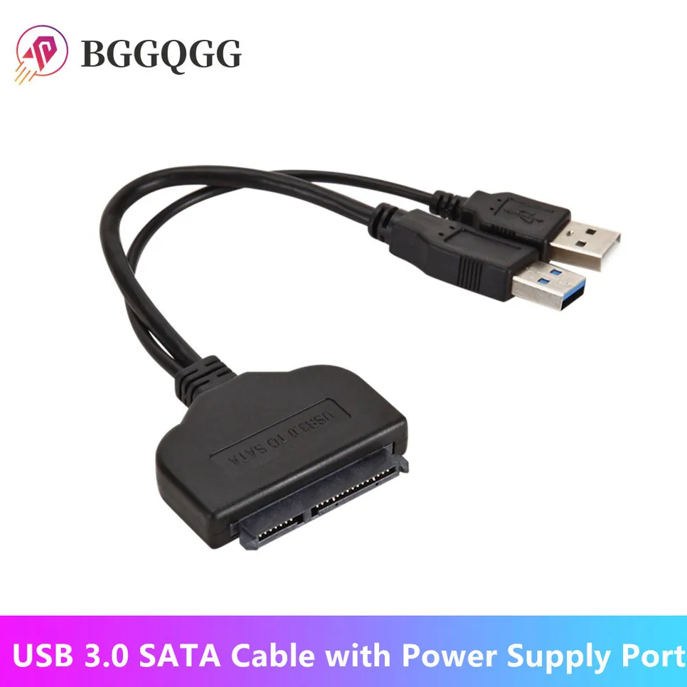 Адаптер USB 3 0 на SATA 22 Pin для 2 5 дюйма HDD SSD высококачественный внешний источник