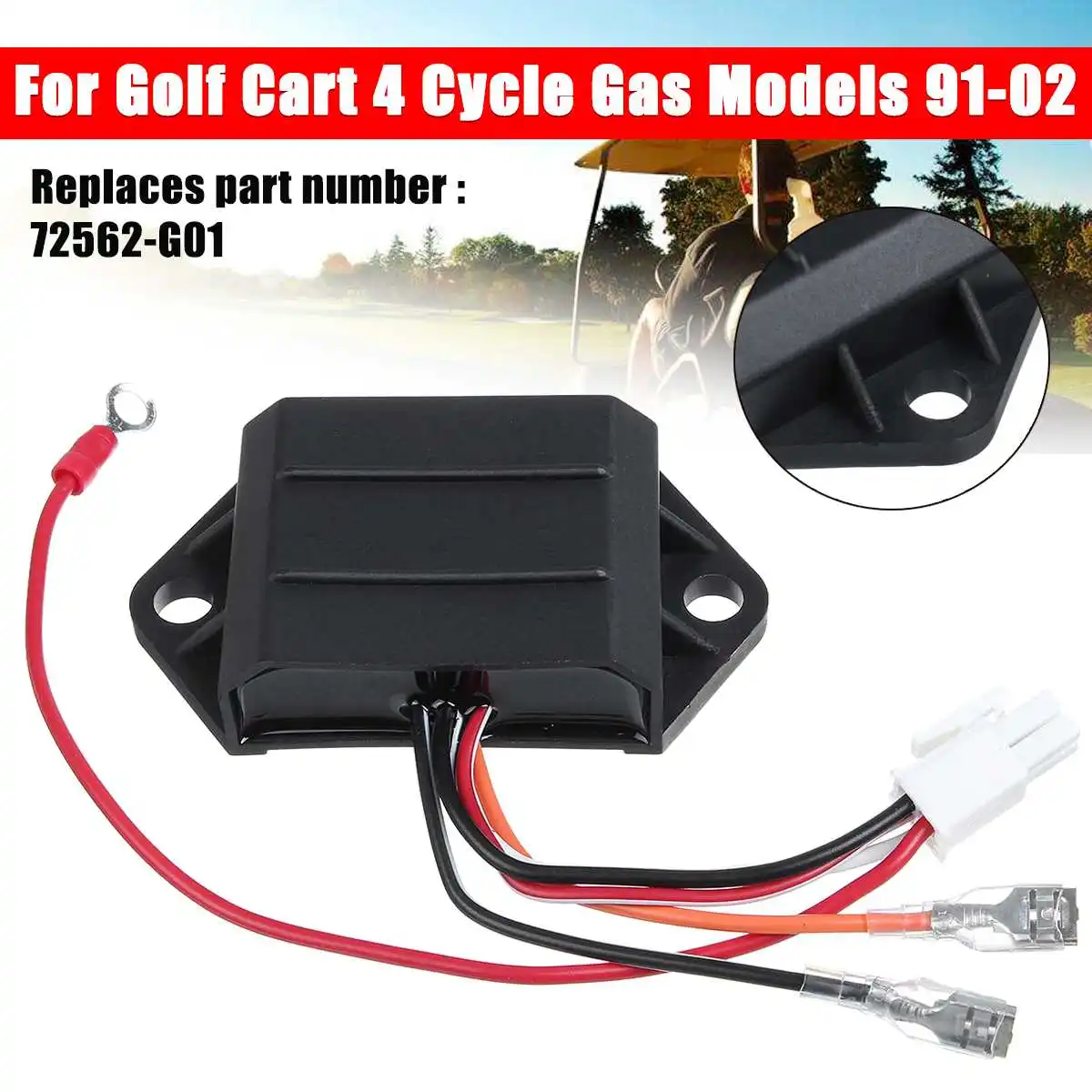 

Golf cart ignition lighter CDI Ignitor For GOLF CART 1991 1992 1993 1994 1995 1996 1997 1998 1999 - 2002 72562-G01 EPIGC107
