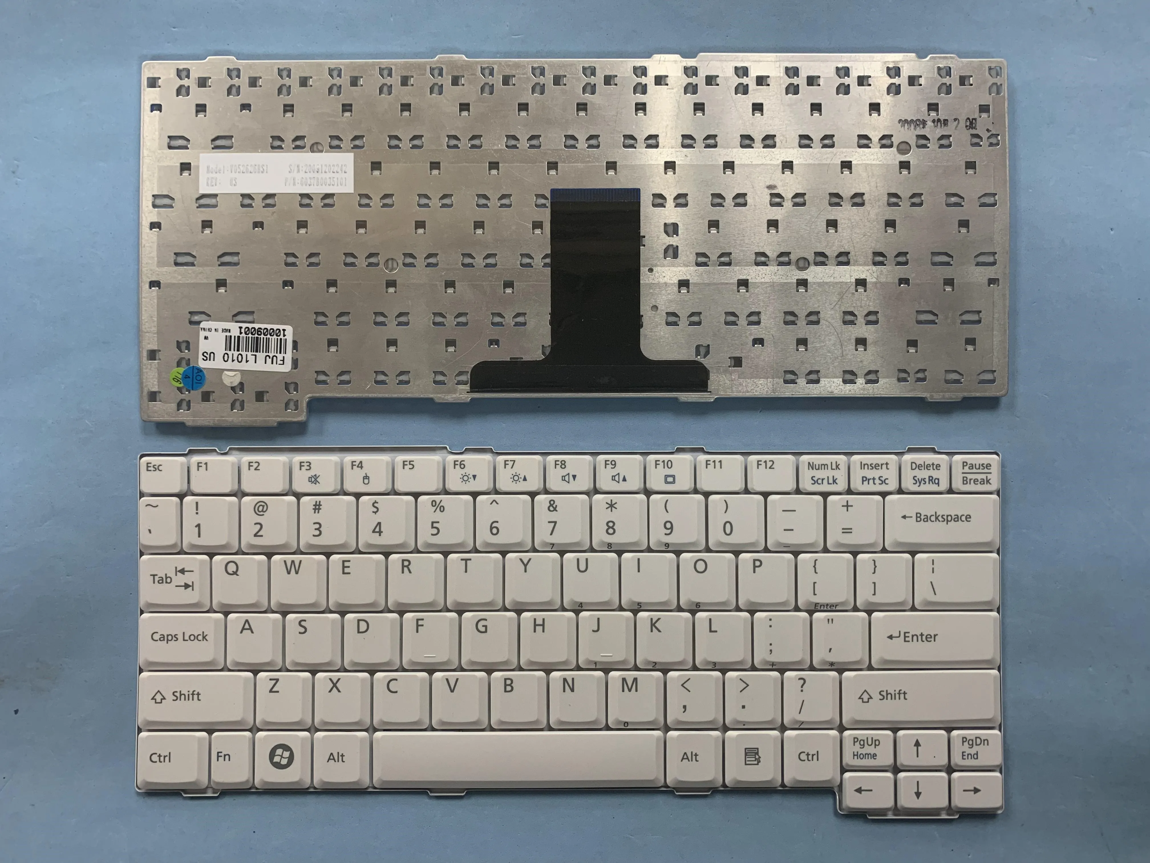 Клавиатура JUNLI для Fujitsu LifeBook L1010 L-1010 14 1 дюймов V052626AS1 6037B0035101 белая США | Компьютеры и