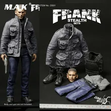 1/6 весы мужской фигуры кукольной одежды аксессуар FRANK стелс наборы головы лепить модель для детей возрастом от 12 дюймов фигурку "сделай сам"