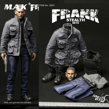 

In Stock 1/6 Scale Male Figure Doll Clothes Accessory FRANK STEALTH SETS Head Sculpt Model for 12 inches Action Figure DIY