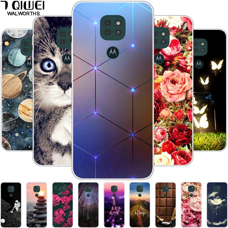 Funda de silicona para Moto E7 Plus, funda de móvil suave de TPU para Motorola Moto E7 Plus, carcasa para Motorola E7 Plus E7Plus E 7 + Capa