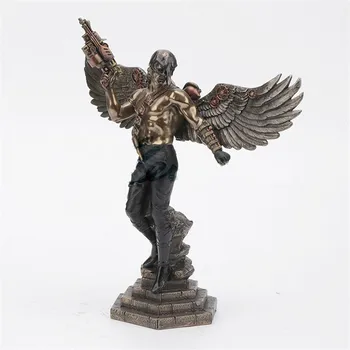 

EUROPEAN STYLE CREATIVE CROW MASK MAN STATUE ANGEL ART SCULPTURE RESIN CRAFTS DECORATIONS FOR HOME BIRTHDAY GIFT R3221
