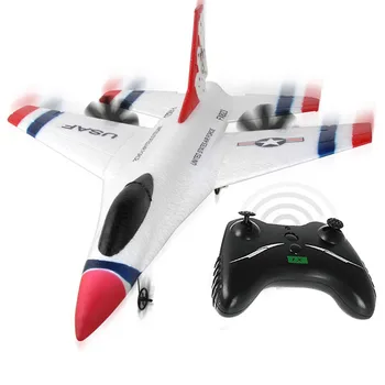 

823 2.4G 2CH F16 Thunderbirds EPP Remote Control RC Glider Airplane