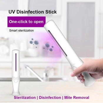 

Mini Portable UV Sanitizer Handheld UV Light Disinfection Lamp for Home Office Travel for clothes