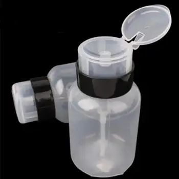 

Pump Dispenser Bottle Nail Art Acetone Polish Makeup Remover Manicure Tool Nail Polish Remover Press Pumping Dispenser Bottle