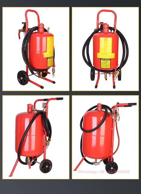 Portable Blasting Tank, Mini-Blaster, Auto Parts Cleaning Sandblasting 5/  10/ 20 Gallon Mini-Sandblaster