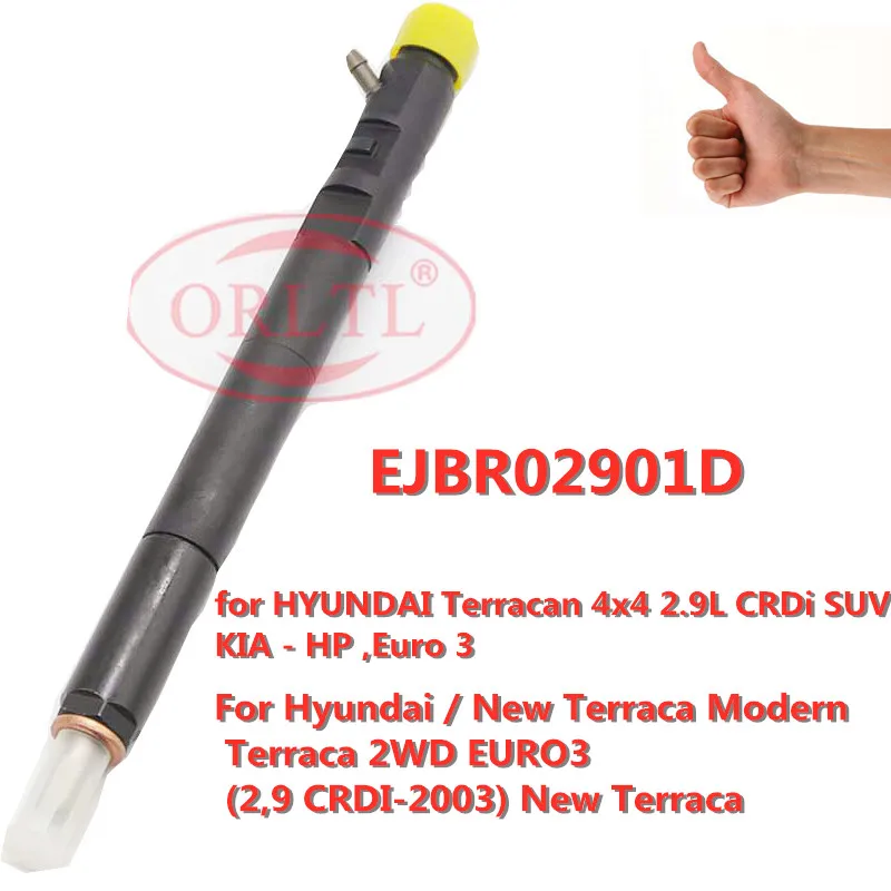

4 pieces EJBR02901D For Terracan 4x4 2.9L CRDi SUV (150bhp)，KIA - HP ,Euro 3