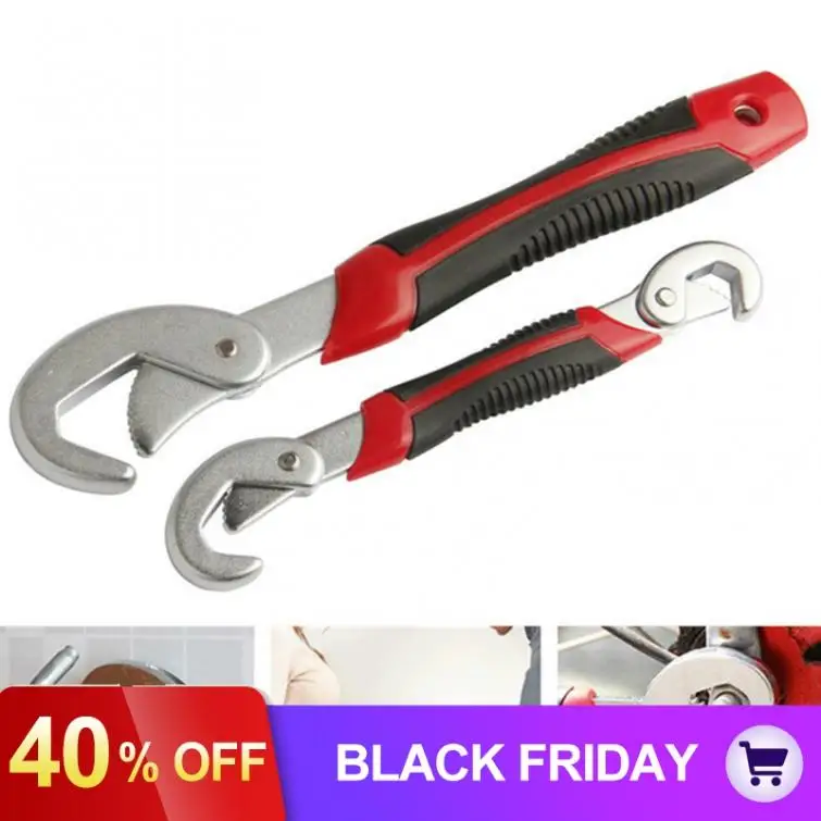 

2pcs Multi-function Universal Wrench Spanner Adjustable Quick Combination Wrench Set Repair Kit Hand Tools