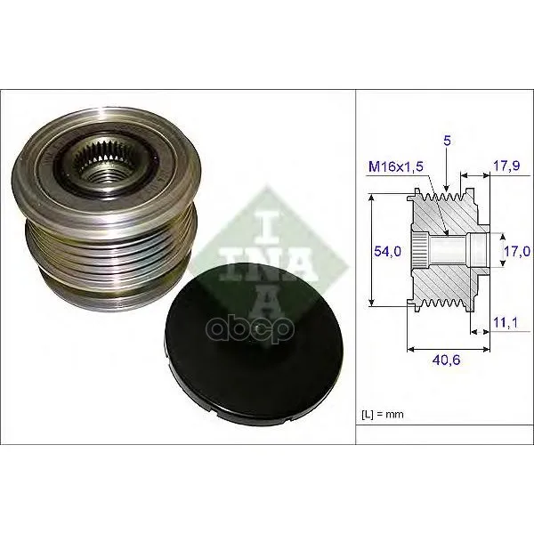 Муфта Свободного Хода Volvo S60/S80/Xc70/Xc90 2.4d/2.5t 05- Ina 535012110 Ina арт. 535012110